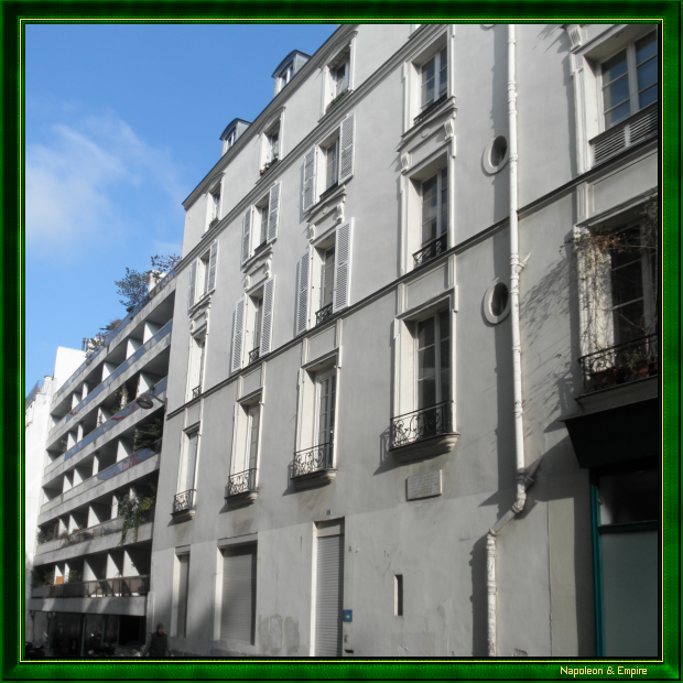 17 rue de l'abbé Grégoire, Paris. Adresse de René Laennec en 1825-1826