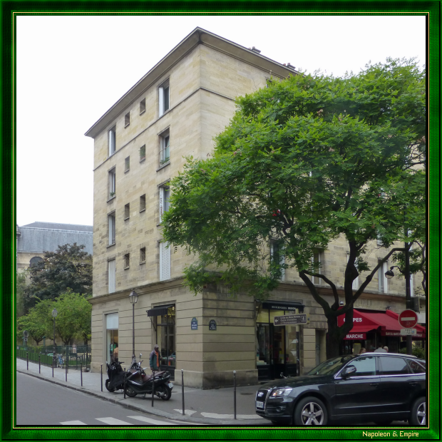 2 rue des Blancs-Manteaux, Paris. Adresse de Fourcroy en 1797