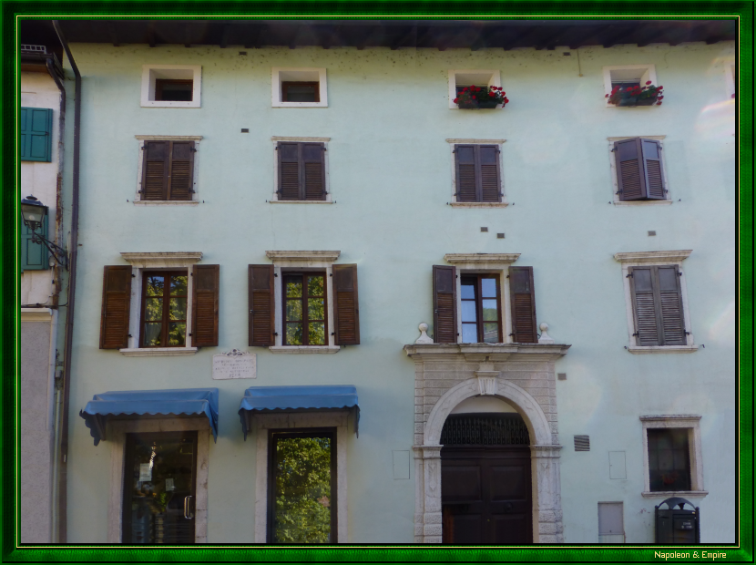 Photographie du Quartier Général de Napoléon Bonaparte à Borgo Valsugana