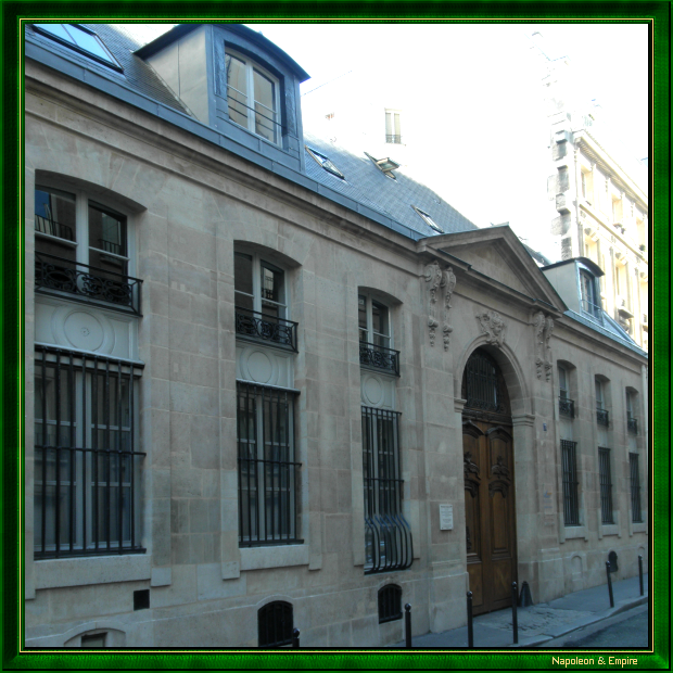 7 rue du Regard, Paris. Adresse de Chateaubriand en 1825-1826