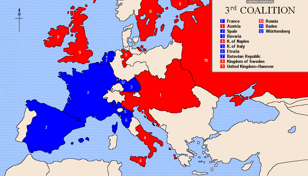Napoleonic wars - Third coalition against France