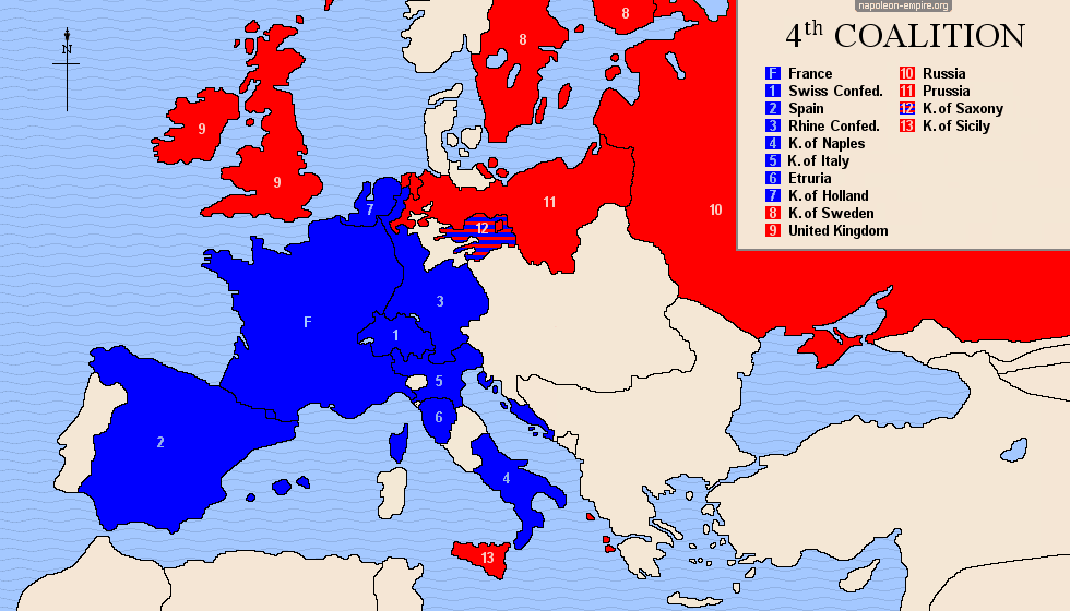 Napoleonic wars - Fourth coalition against France