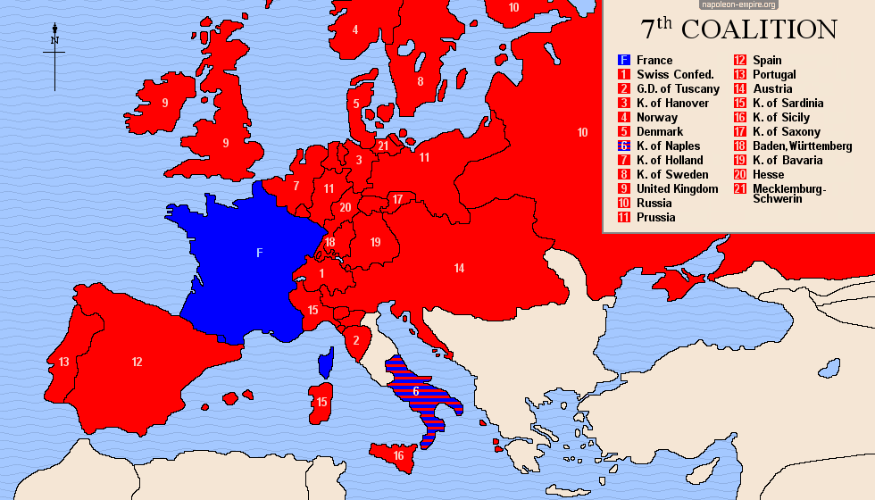 Napoleonic wars - Seventh coalition against France