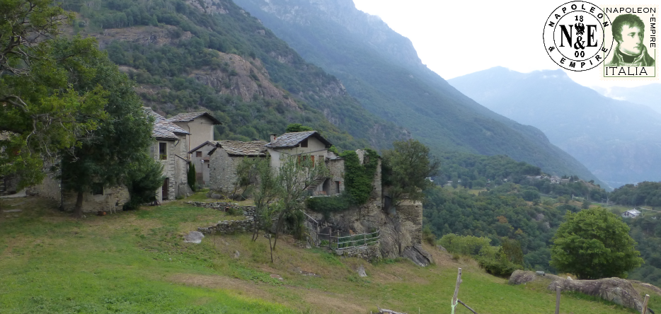 The village of Albard, which overlooks Fort Bard to its east