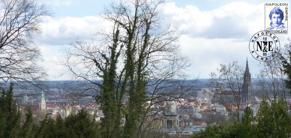 The city of Ulm seen from the heights