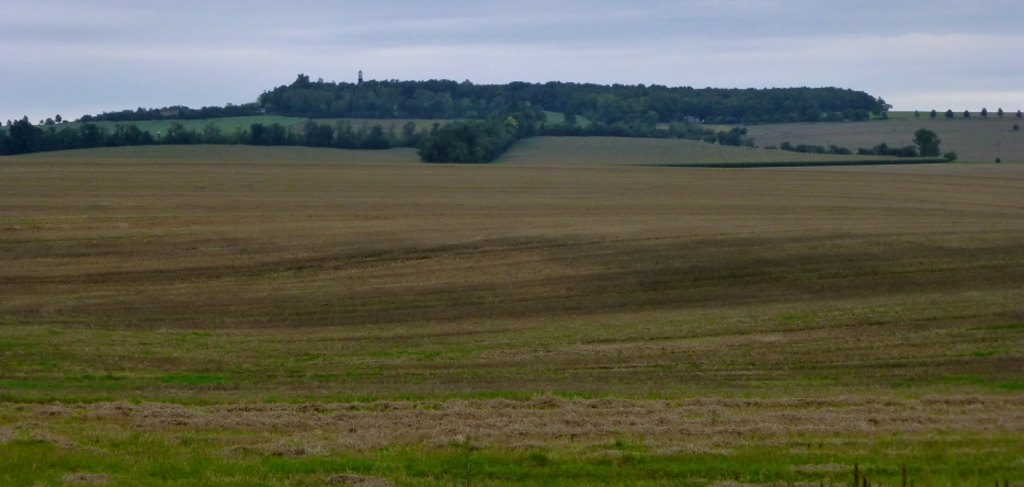 Vue du plateau de Pratzen Le plateau de Pratzen