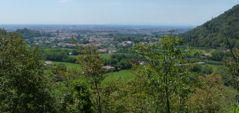 The plain where Bassano del Grappa is located The Bassano del Grappa plain