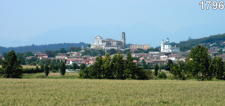 Bataille de Castiglione Vue générale de Castiglione delle Stiviere.