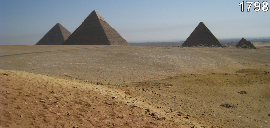 Les pyramides de Gizeh. Photo © Yves Maillet