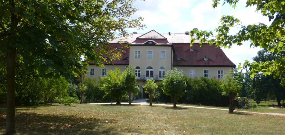 Le château de Wasserschloss à Wurschen, QG du tsar Alexandre Le château de Wasserschloss à Wurschen