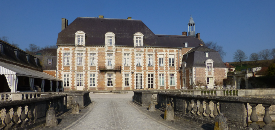 The Château d'Étoges, Blücher's HQ on February 9 The Étoges castle, Blücher's HQ