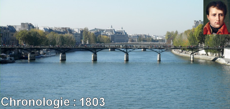 Chronologie détaillée : 1803