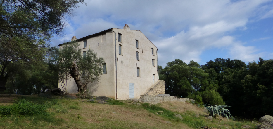 The Milelli house, on the heights of Ajaccio