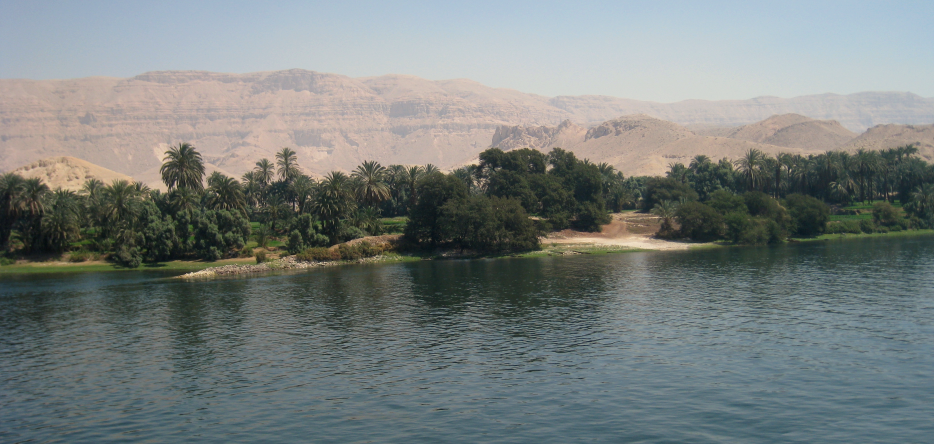 The banks of the Nile