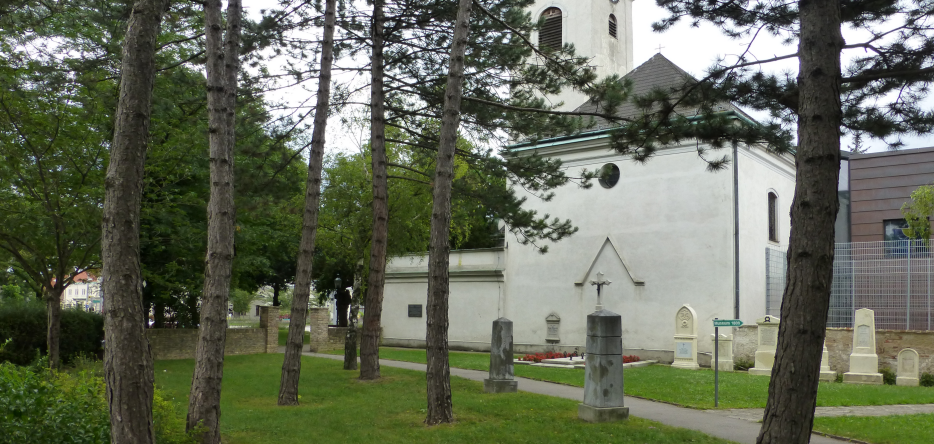Le cimetière à Aspern