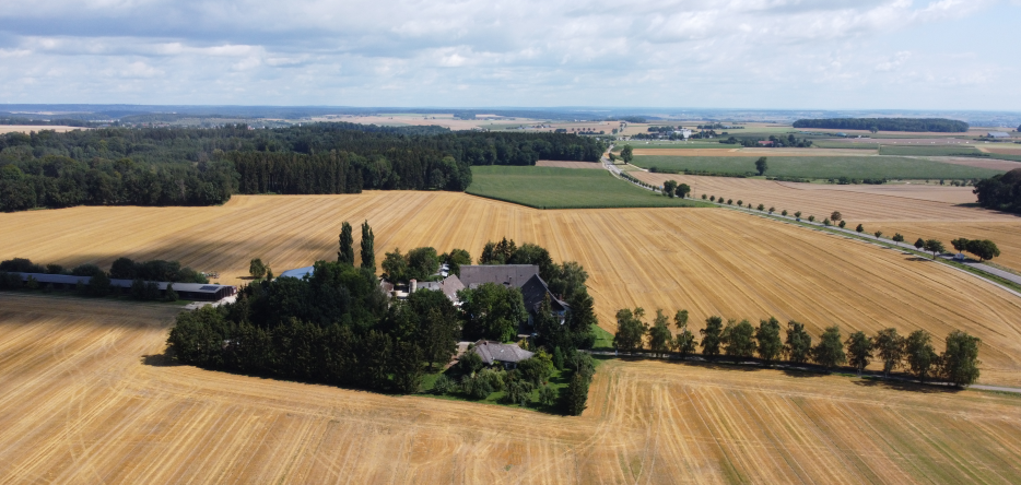Vue aérienne du hameau d'Oberhaslach Oberhaslach : vue aérienne