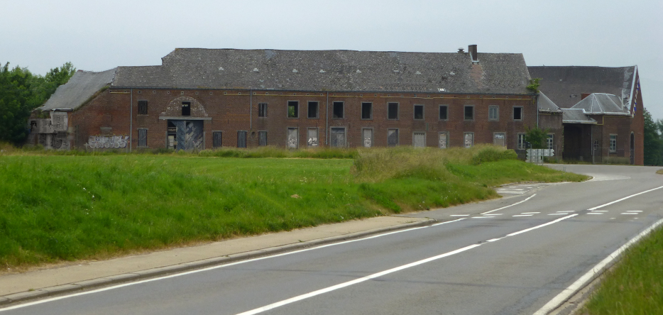 The Quatre-Bras crossroads and farm, demolished in 2016