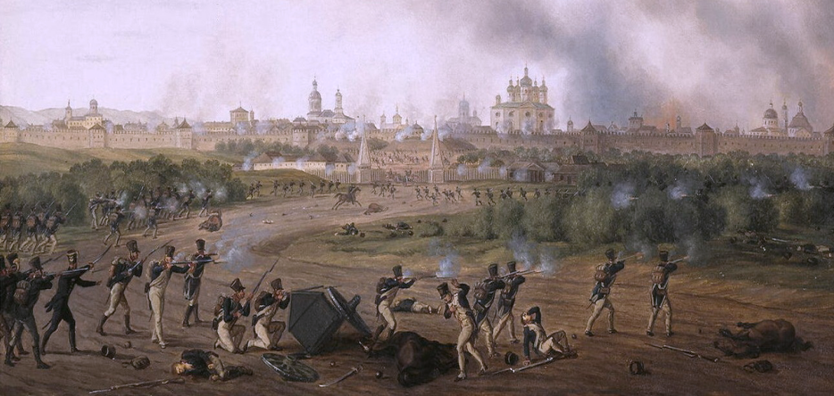 Battle of Smolensk, by Albrecht Adam Battle of Smolensk, by Albrecht Adam