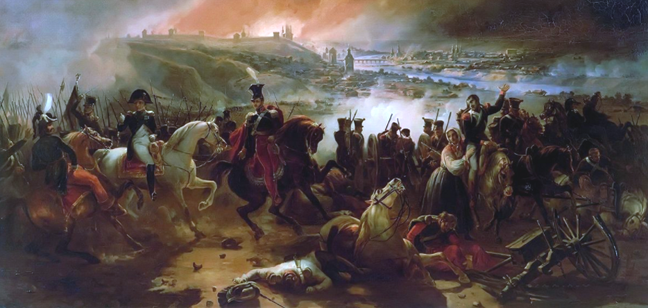 Battle of Smolensk, by Jean-Charles Langlois Battle of Smolensk, night of August 17, 1812, by Jean-Charles Langlois a.k.a. 'Le Colonel'