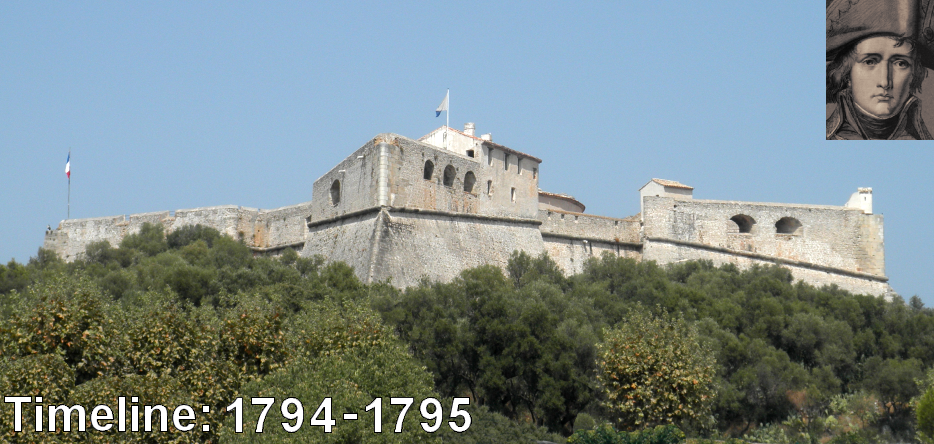 Timeline: years 1794 and 1795