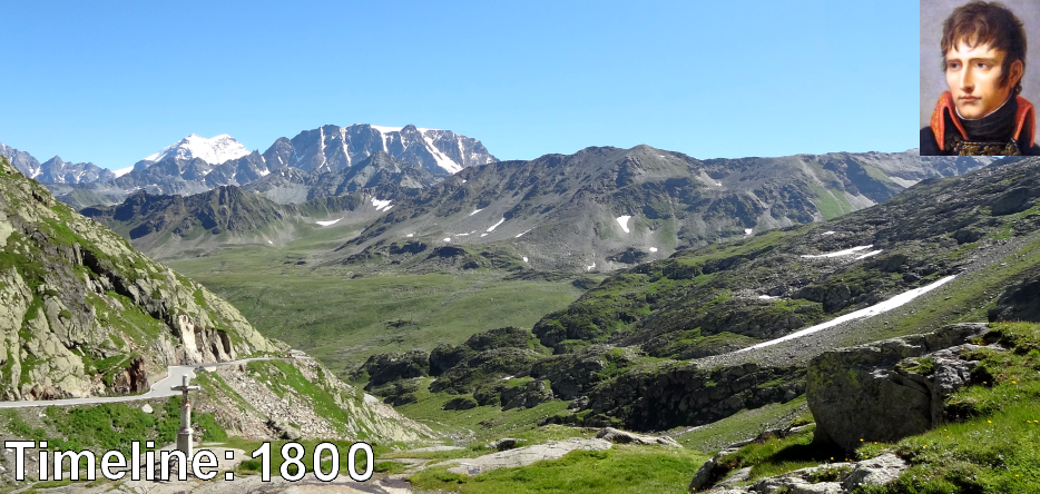 Timeline: year 1800
