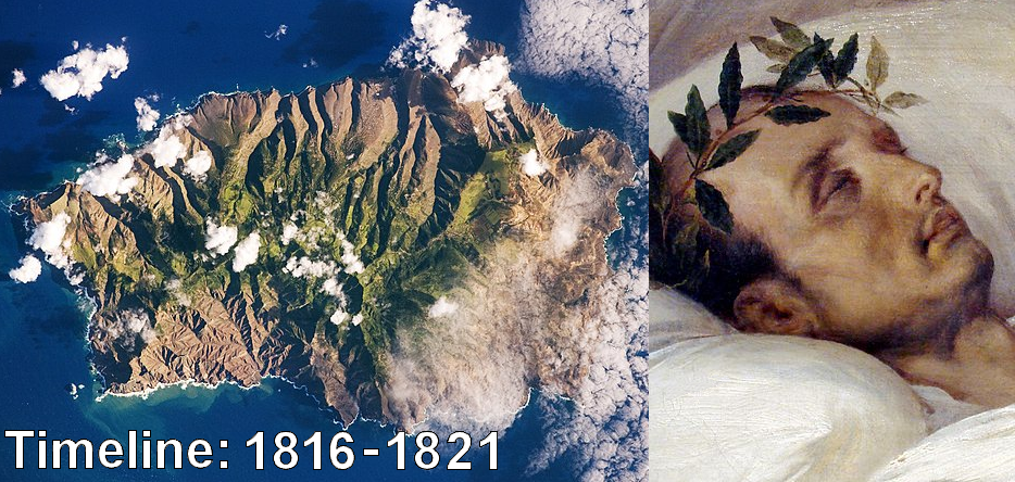 Timeline: years 1816-1821