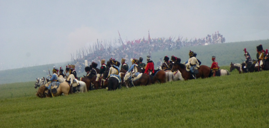 Sur le champ de bataille de Waterloo pour le bicentenaire Sur le champ de bataille de Waterloo