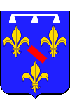 Arms of Louis Antoine Henri de Bourbon-Condé, Duke of Enghien (1772-1804)