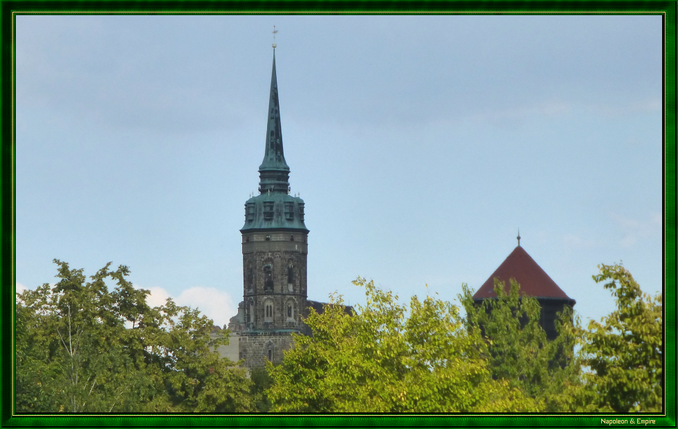 Bell tower of St. Peter's Cathedral in Bautzen