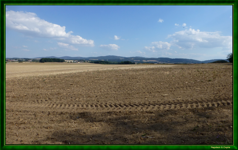 The battlefield from the heights of Nieder-Kaina, view 2
