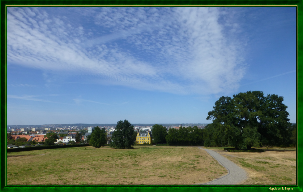 View from the grave of General Moreau in Räcknitz