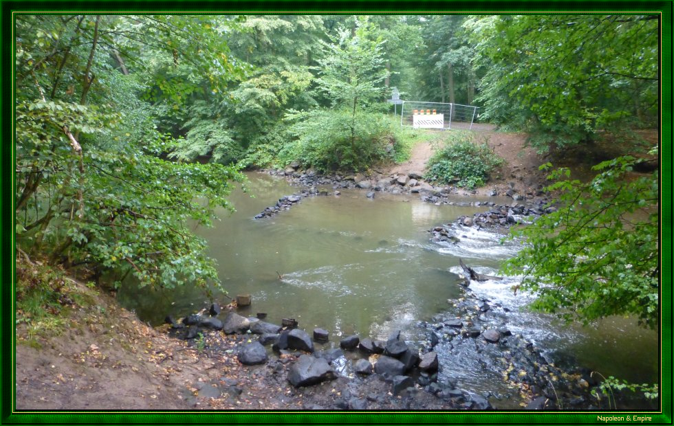 Emplacement du pont de Lamboy sur la Kinzig
