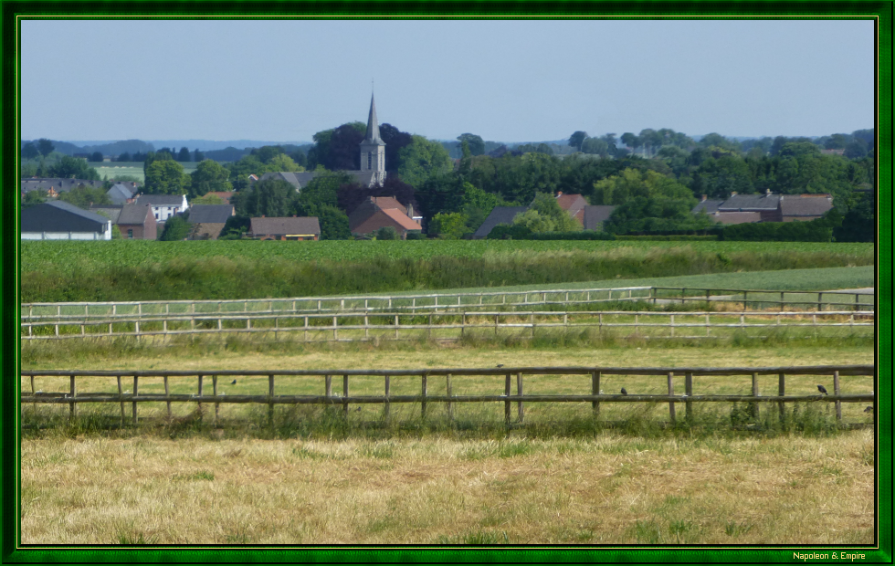 Ligny seen from the Prussian batteries