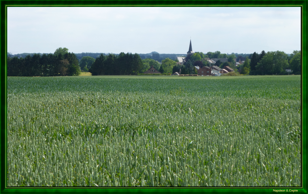 Saint-Amand vu depuis les batteries prussiennes