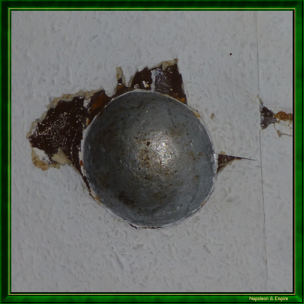 Boulet au presbytère de Sombreffe