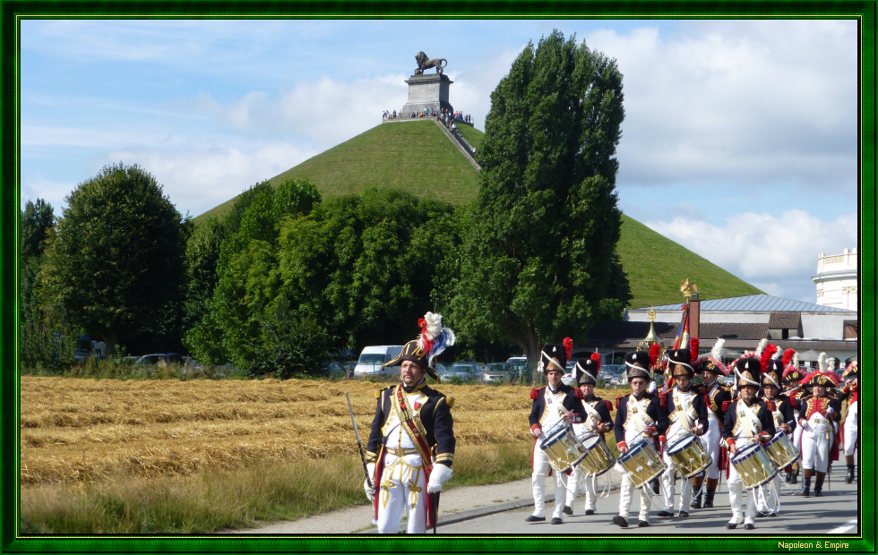 The Lion's mound on the battlefield of Waterloo