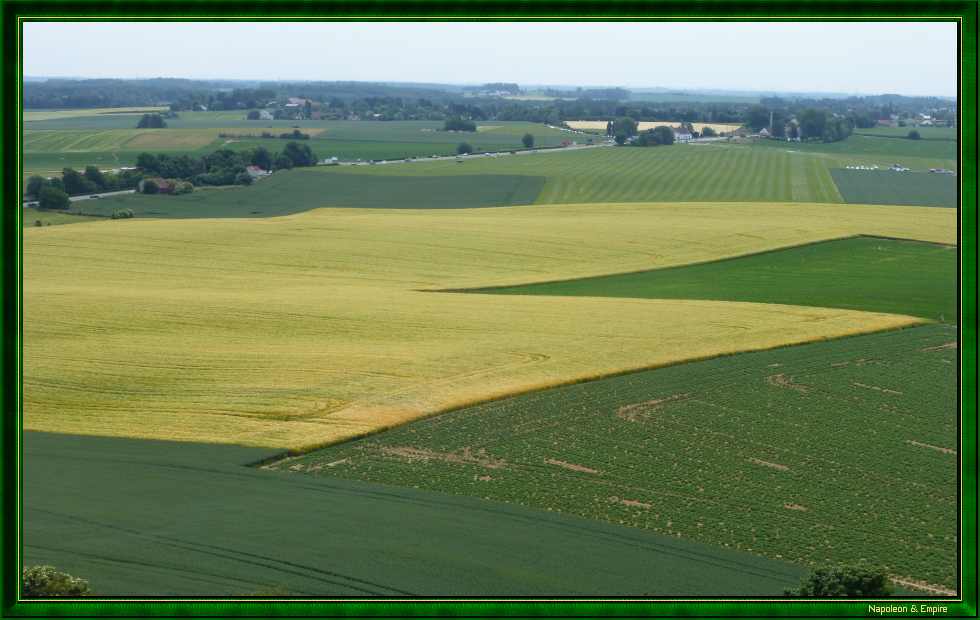 Champ de bataille depuis la Butte du Lion (vue numéro 3)