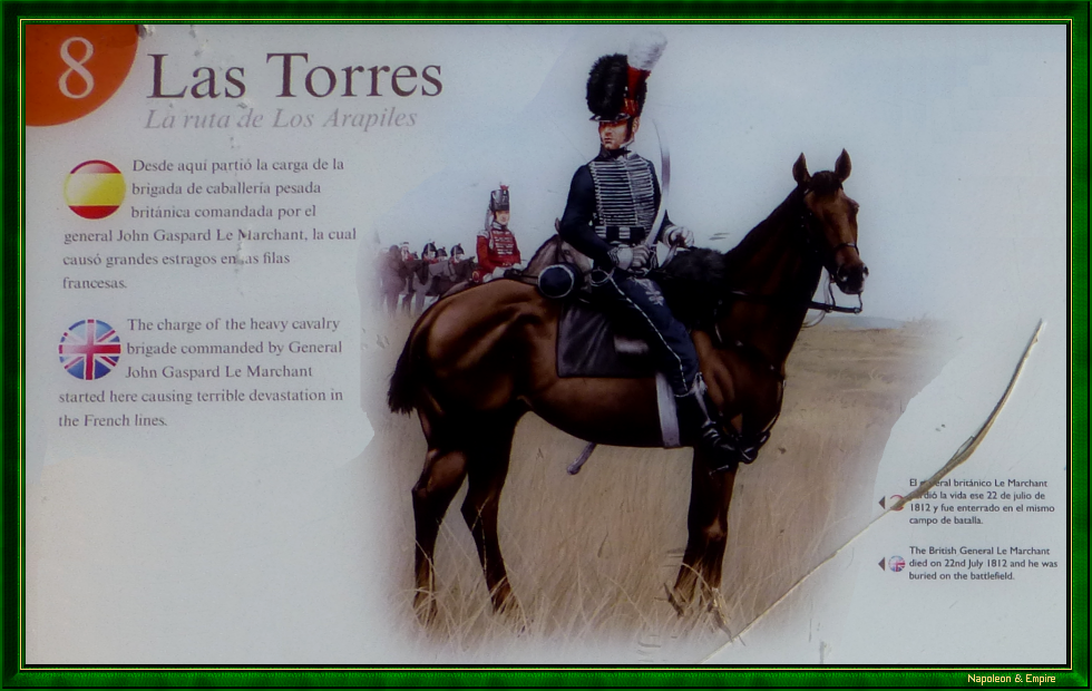 Memorial plaque in Las Torres