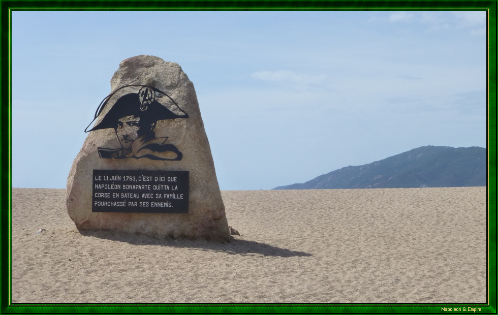 The stele on the beach of Capitello