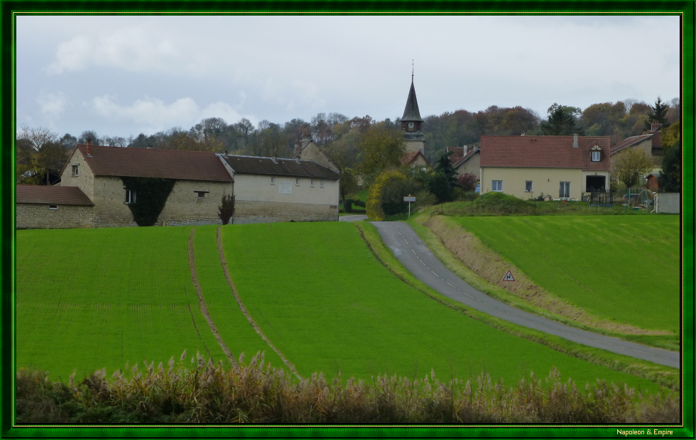 View of the village of Vassogne