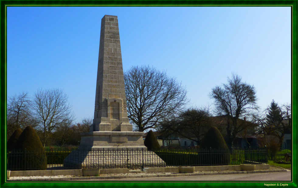 Colonne commémorant la bataille de La Rothière