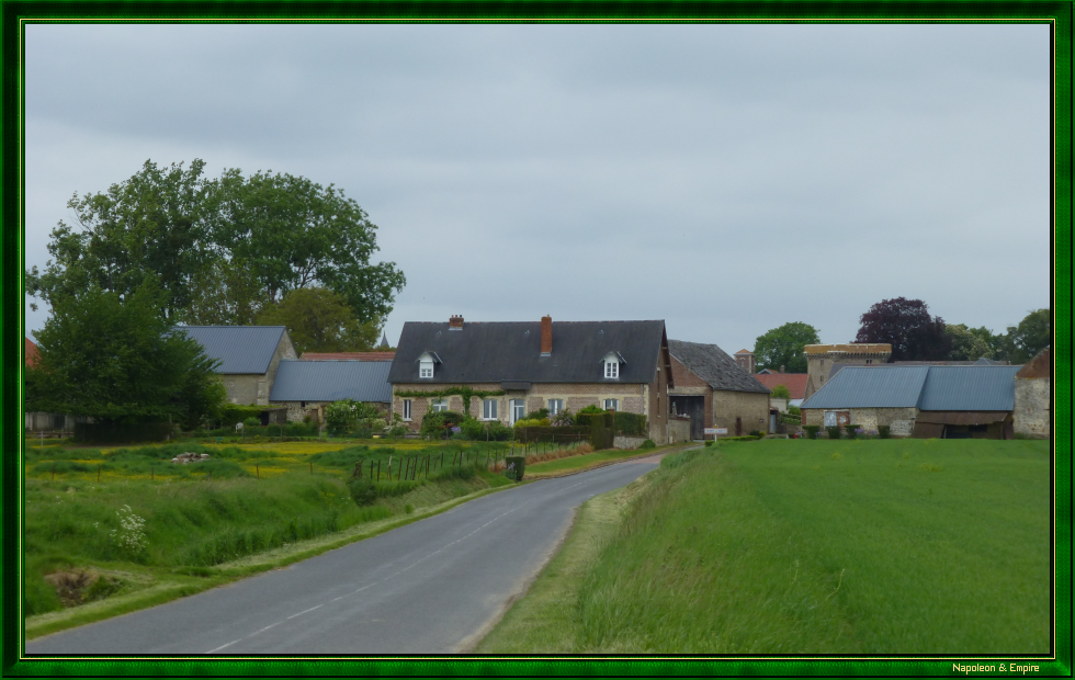 View of the village of Cerny