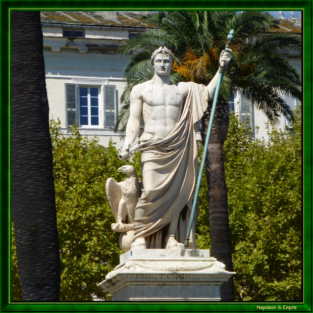 Statue of Napoleon in Bastia