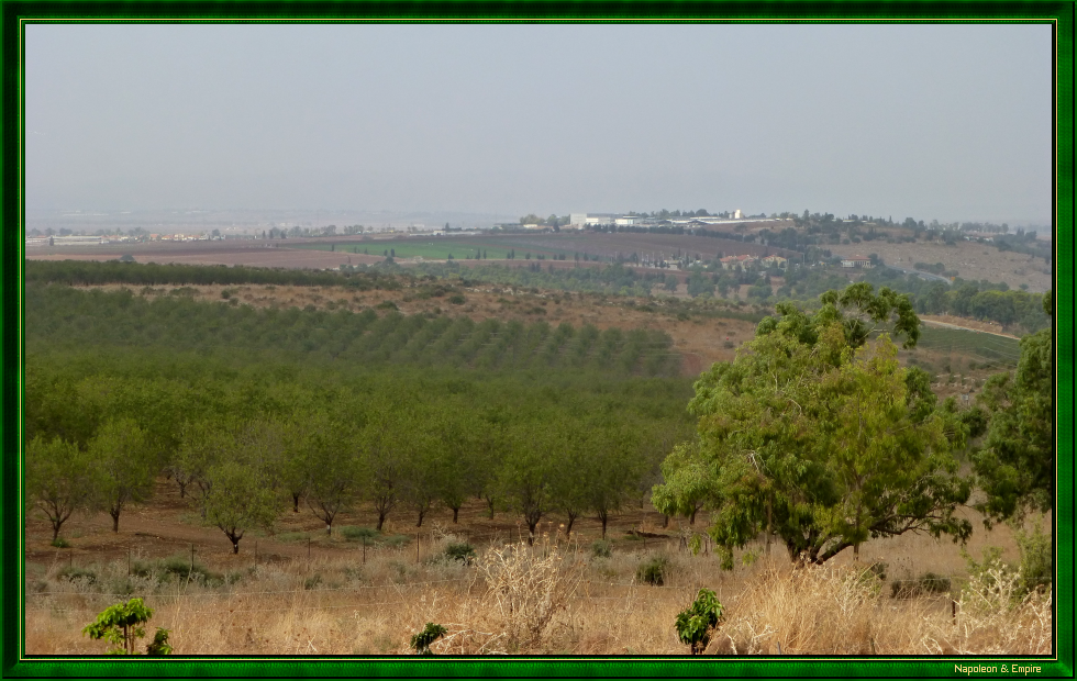 Panorama from the location of the village of Noures, view 2