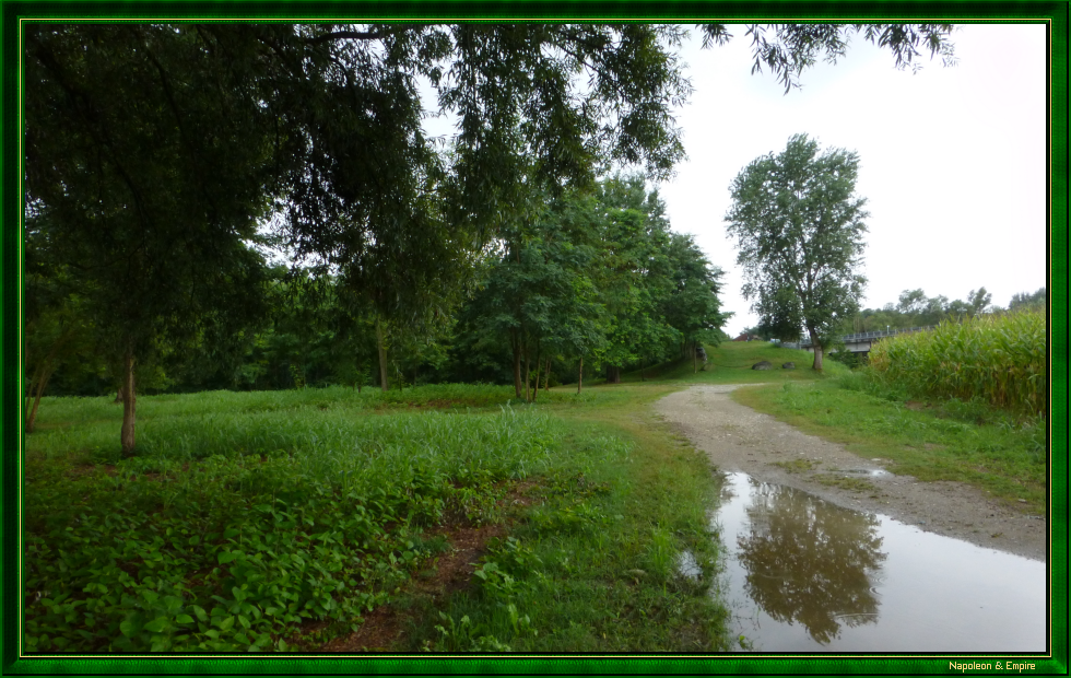 Battlefield near the bridge over Chiusella