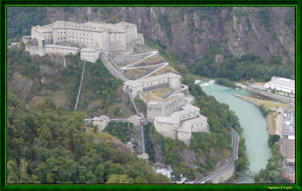 Vue du fort de Bard