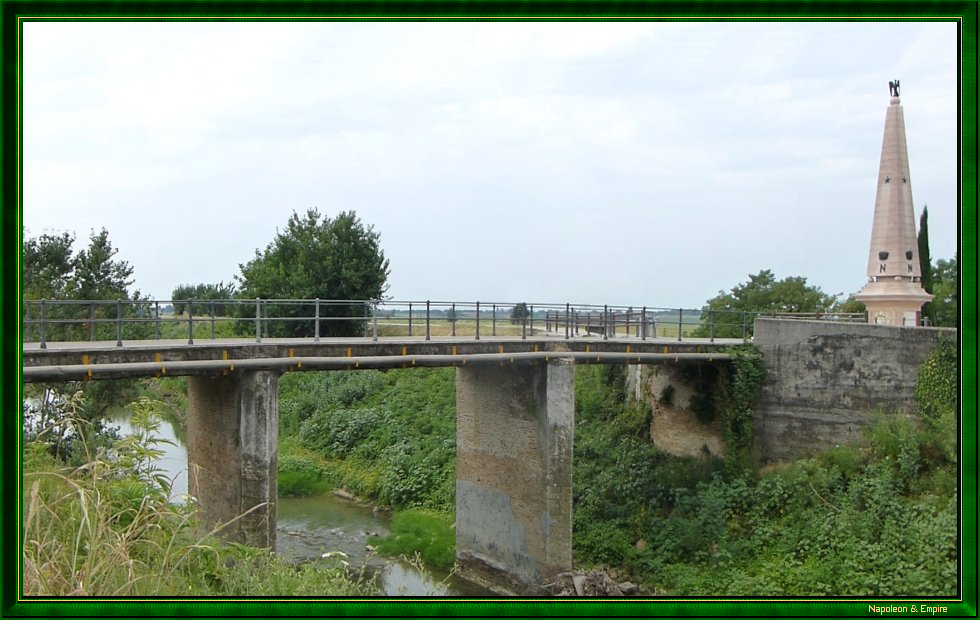 The bridge at Arcole over the Alpone in 2013
