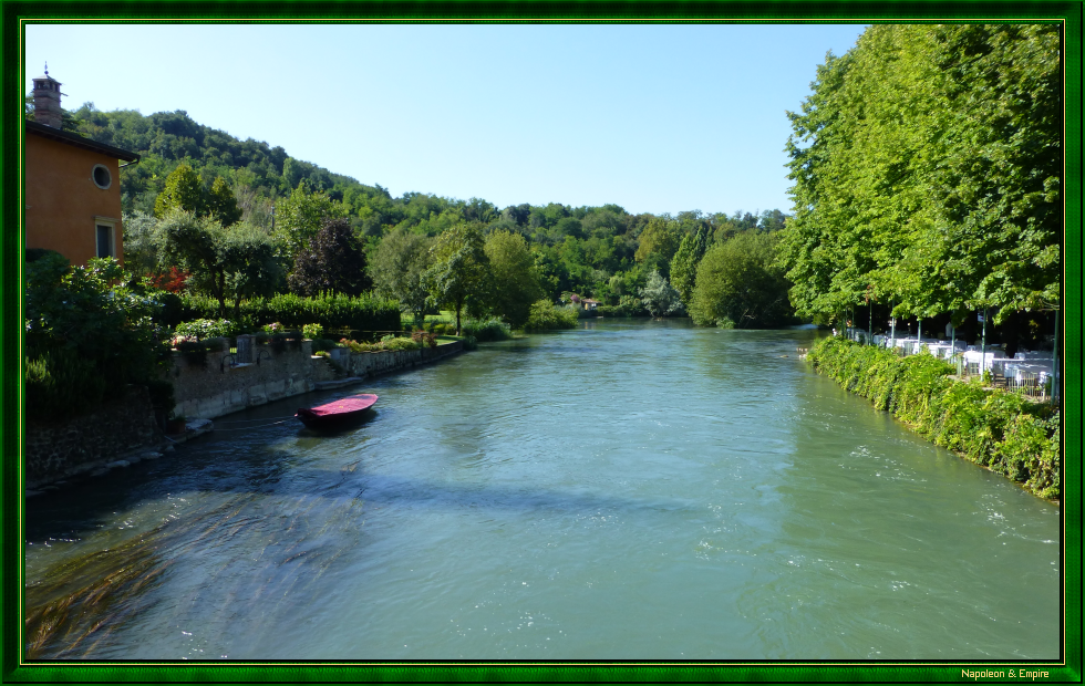 Le Mincio en aval de Borghetto, vue 2