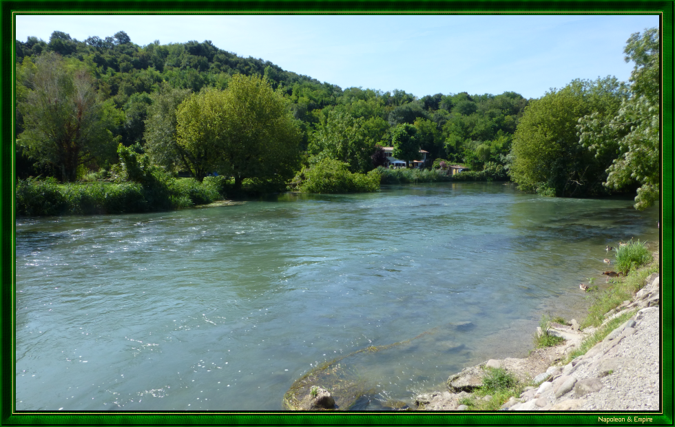 The Mincio below Borghetto, view 1