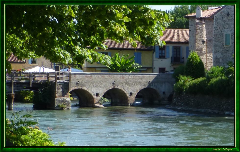 The bridge over the Mincio at Borghetto
